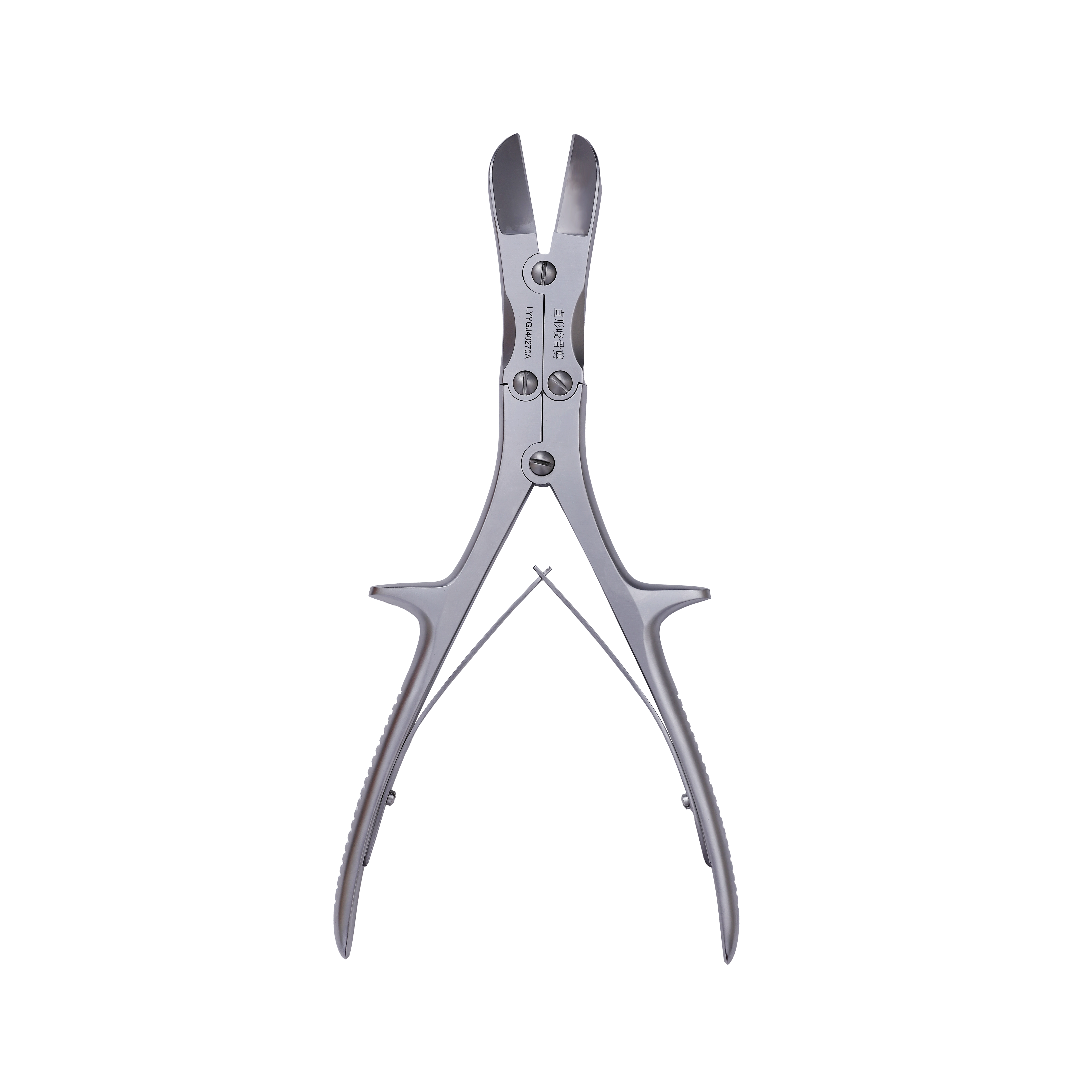 Straight bone biting scissors