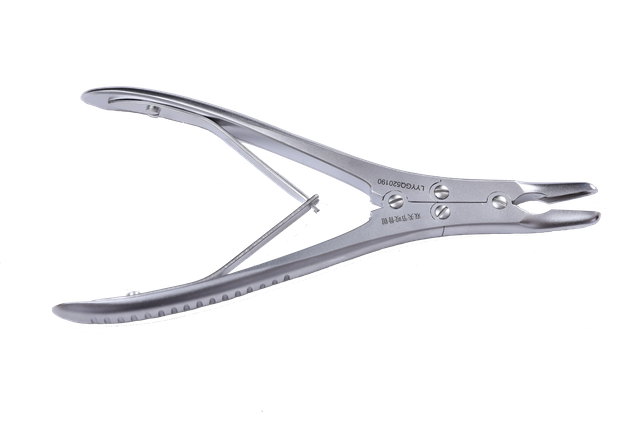 Micro-curved bone forceps (small)