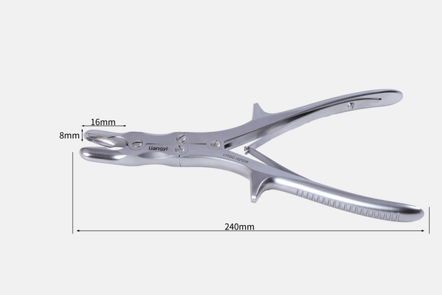 Micro-bending bone biting forceps