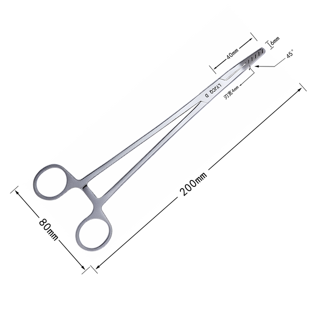 Bone holding clamp with lock LYJCQ D