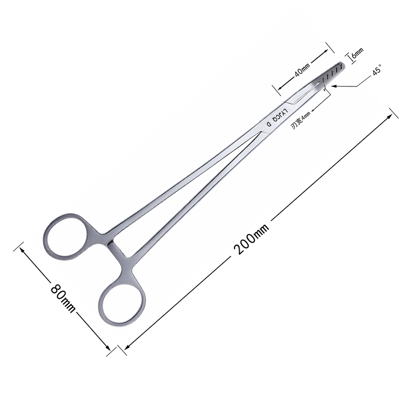 Bone holding clamp with lock LYJCQ D