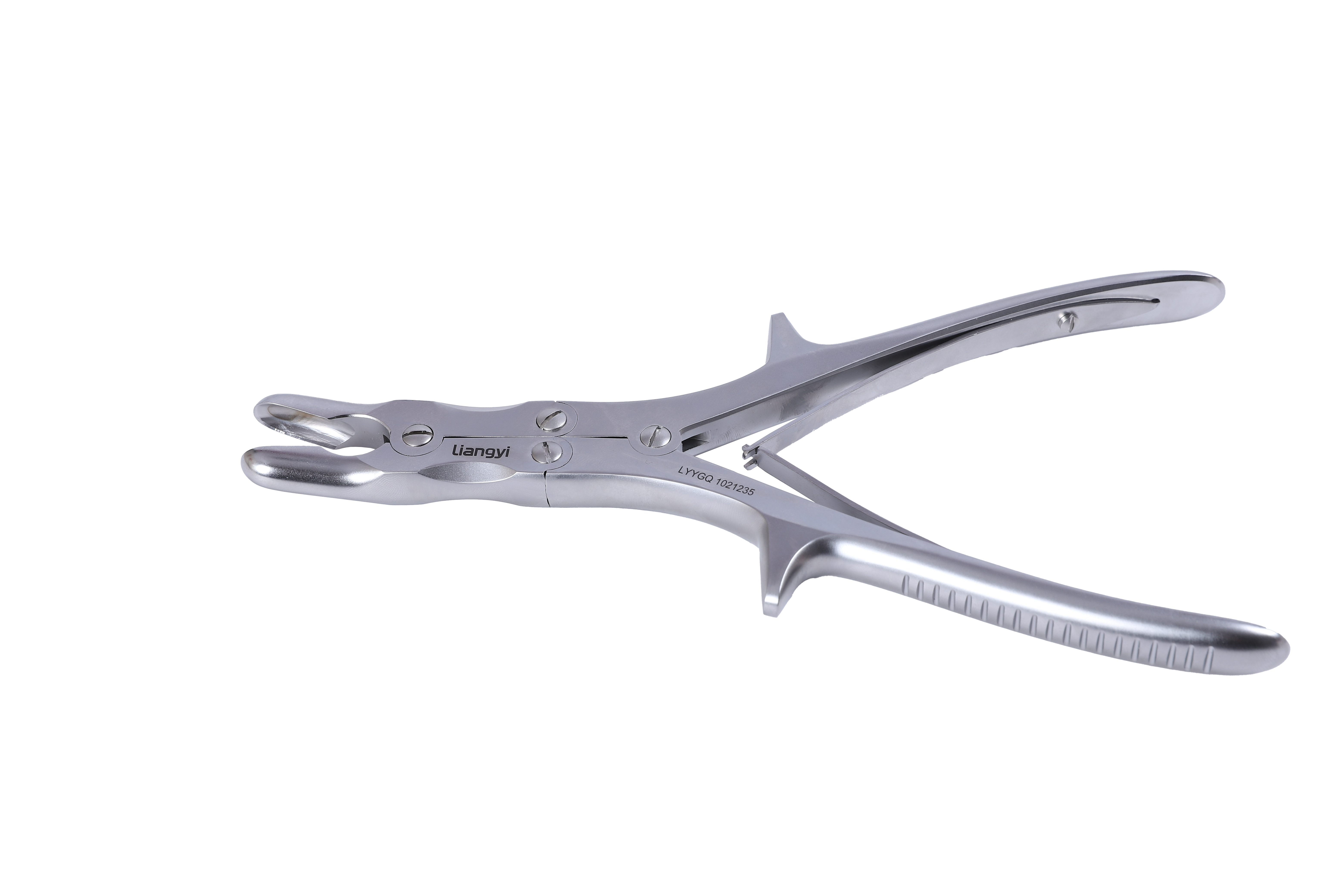 Micro-bending bone biting forceps